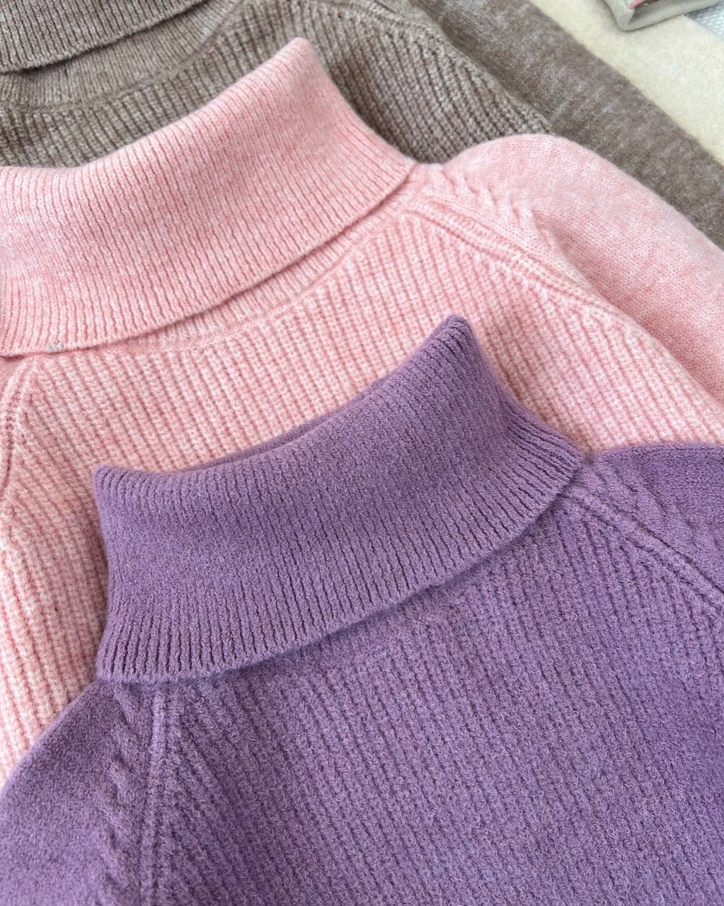 پلیور بافت یقه اسکی گرم بالا کد5161