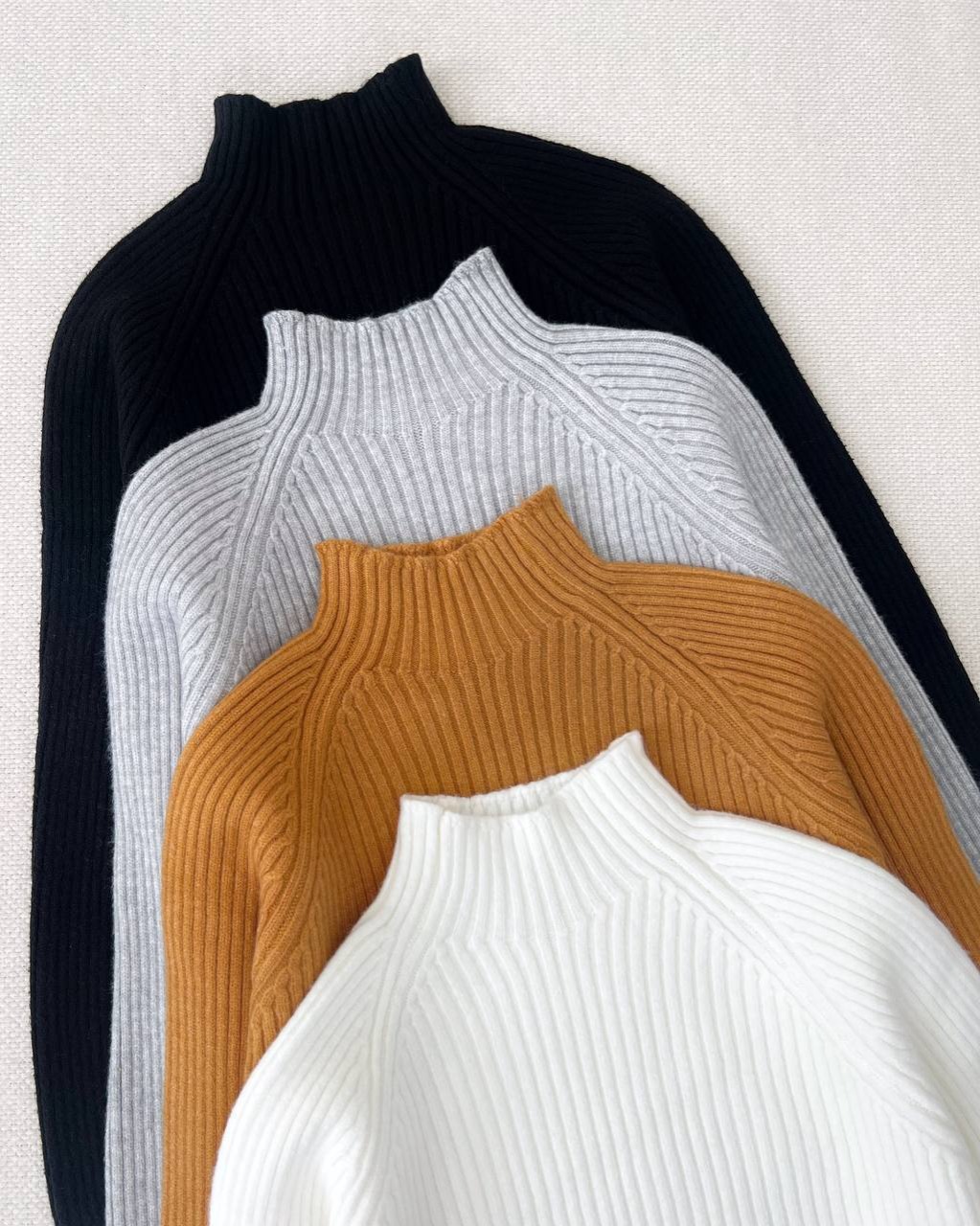 پلیور بافت گرماژ بالا یقه ایستاده کد 5168