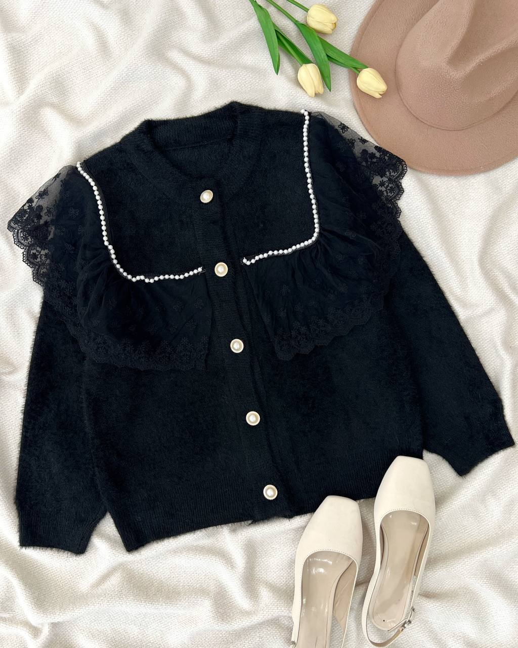 ژاکت بافت موهر پنبه ای کد 5173