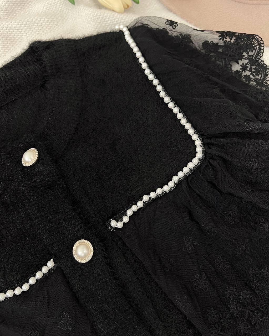 ژاکت بافت موهر پنبه ای کد 5173