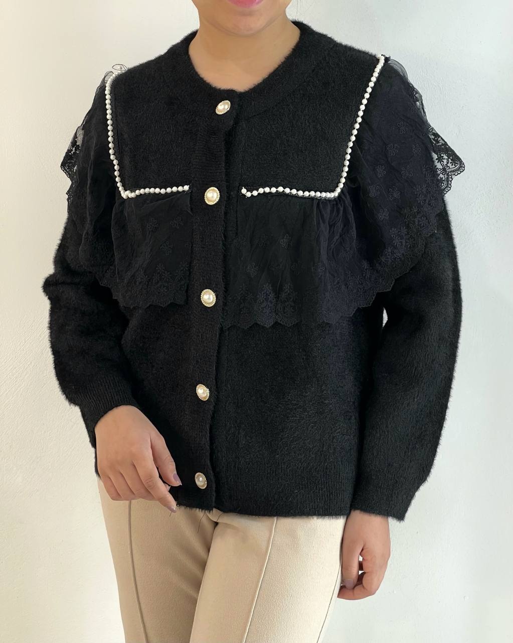 ژاکت بافت موهر پنبه ای کد 5173