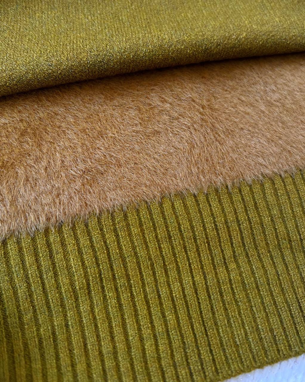 پلیور بافت داخل خز یقه ایستاده کد 5175