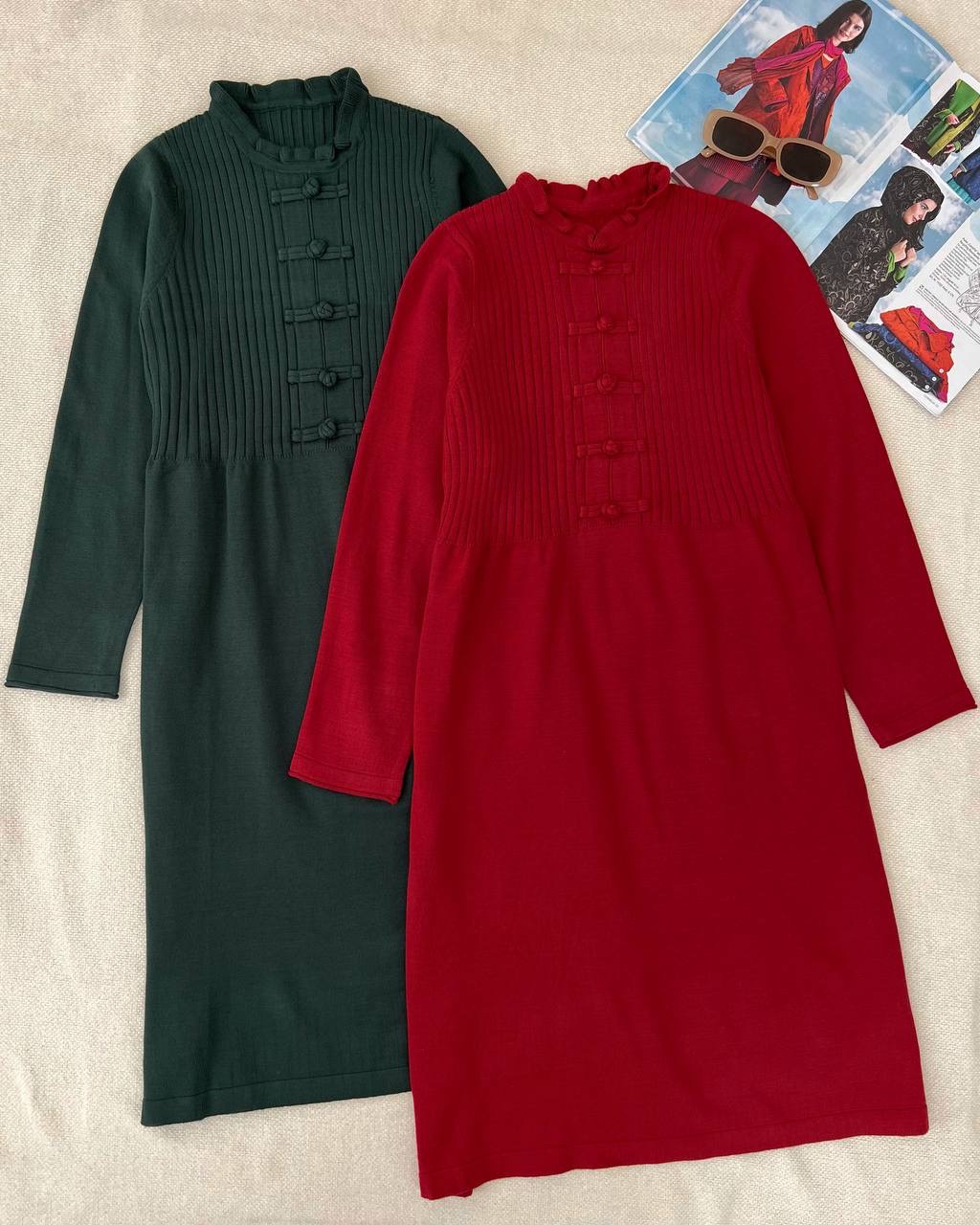 پیراهن بافت4 رنگ کد 5184