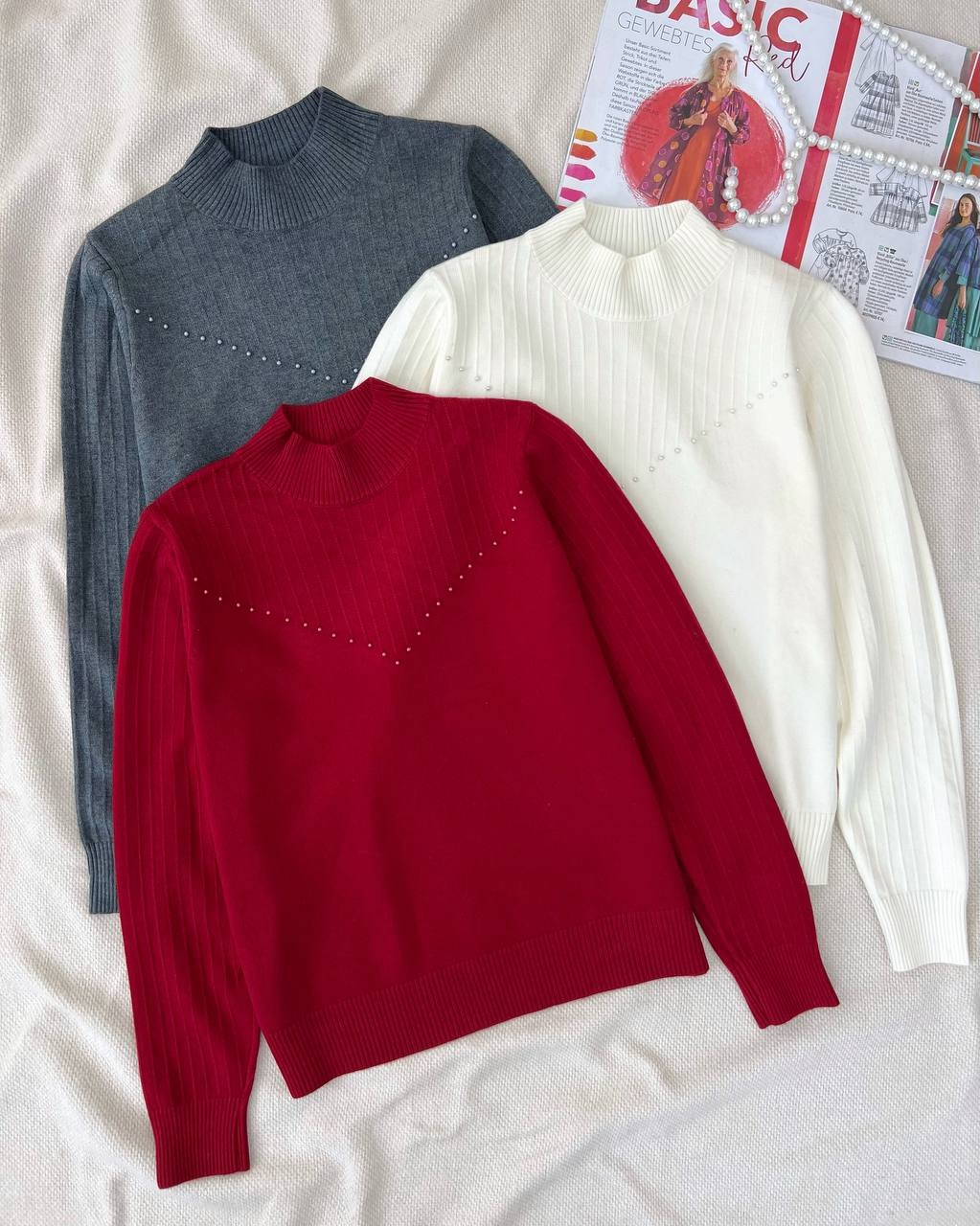 پلیور بافت گپ مروارید کد 5188