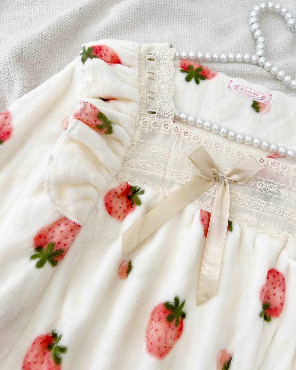 ست بلوز و شلوار تدی توت فرنگی کد 5193