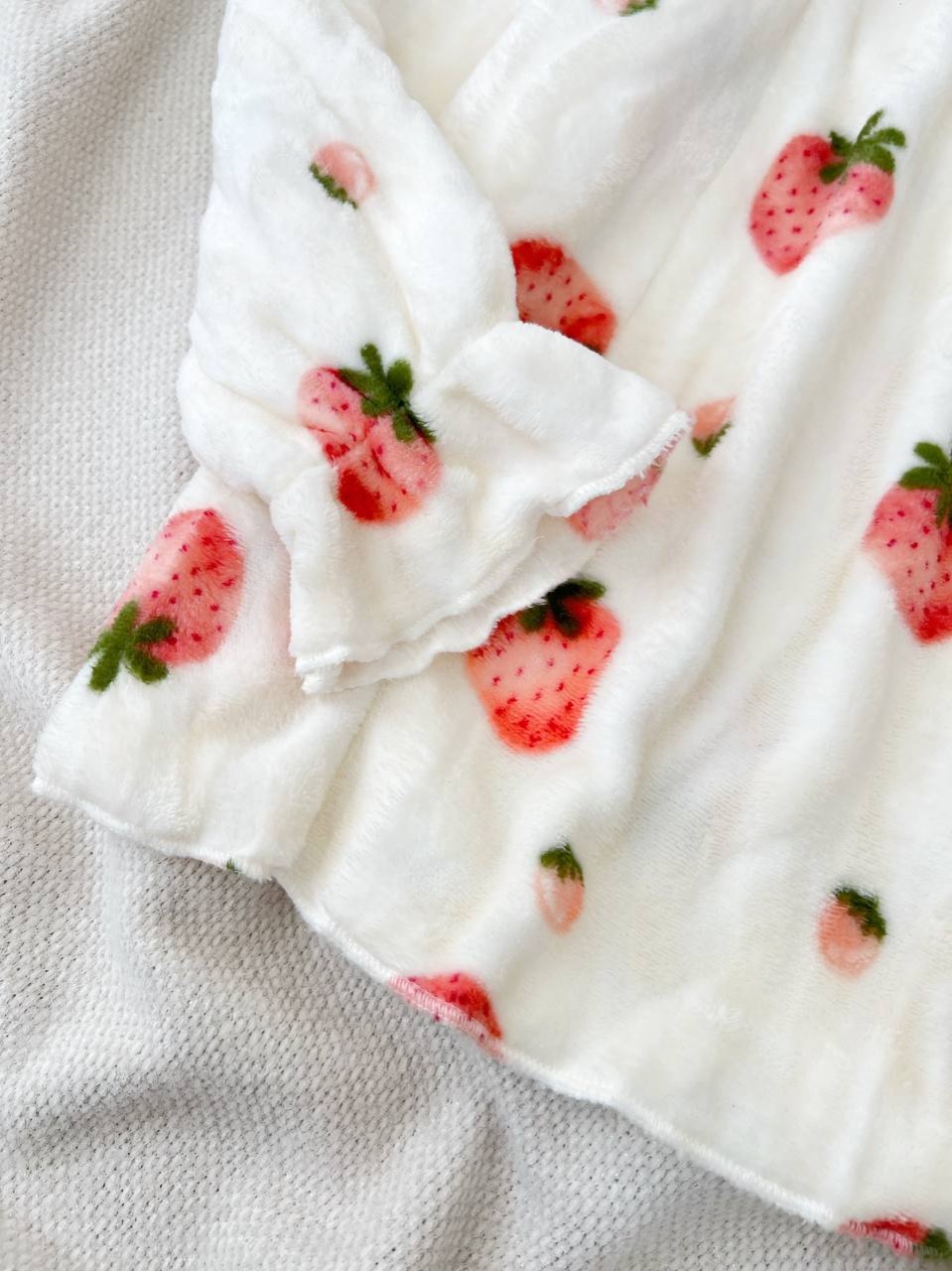 ست بلوز و شلوار تدی توت فرنگی کد 5193