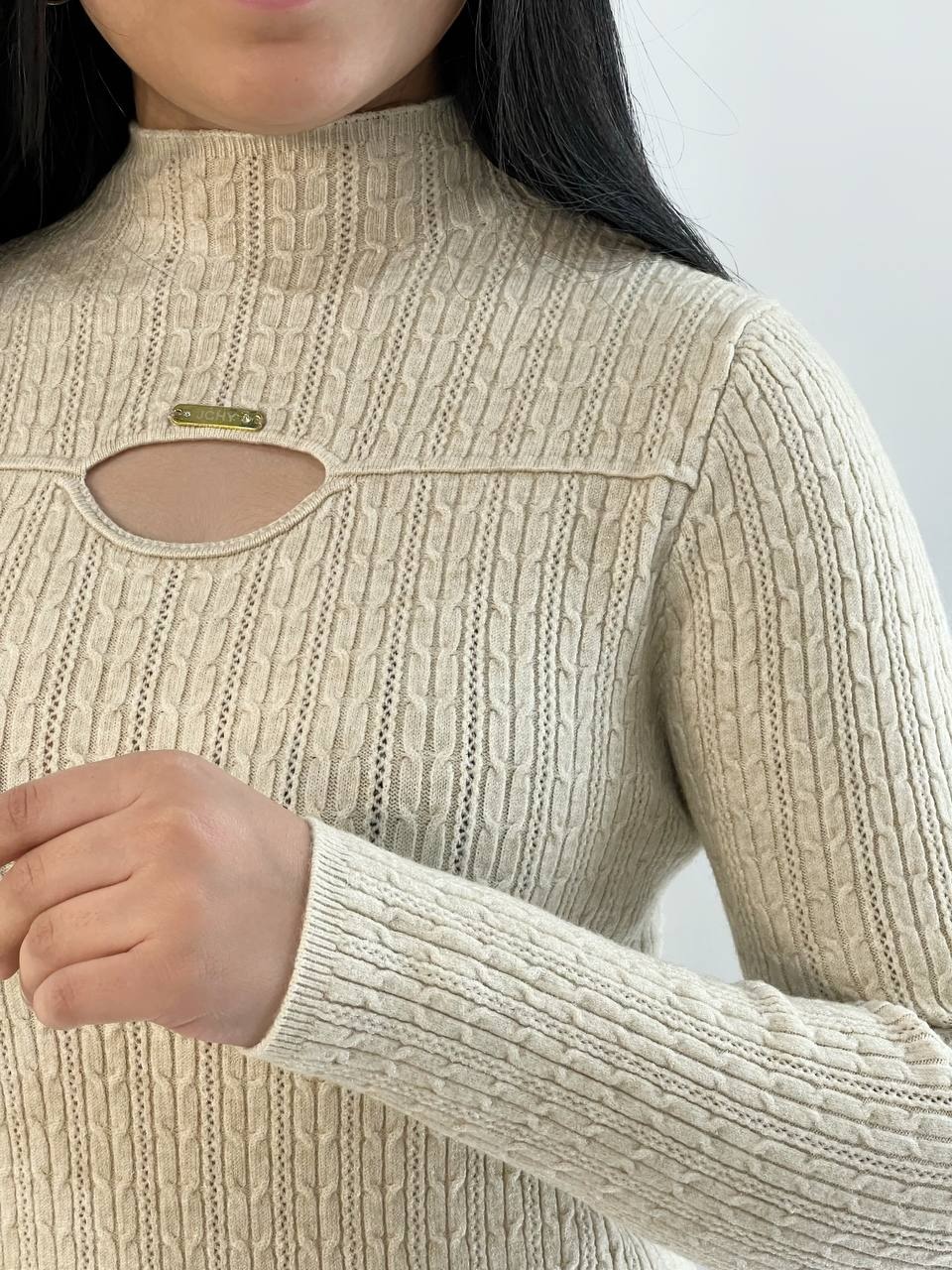 پلیور بافت گندمی کد 5196