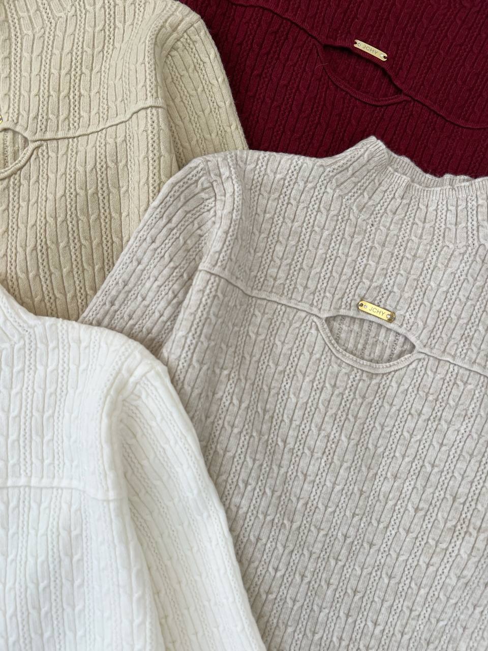 پلیور بافت گندمی کد 5196