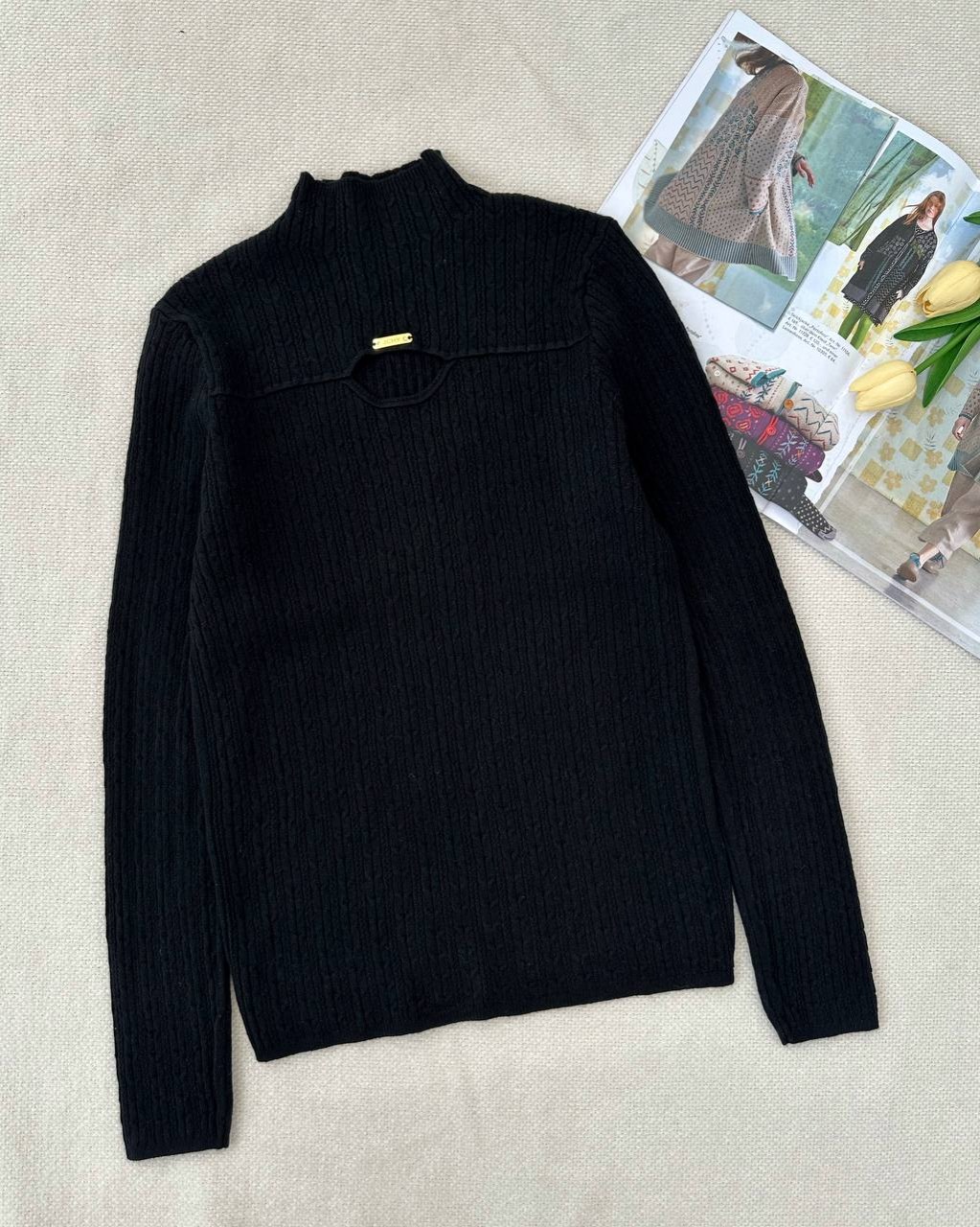 پلیور بافت گندمی کد 5196