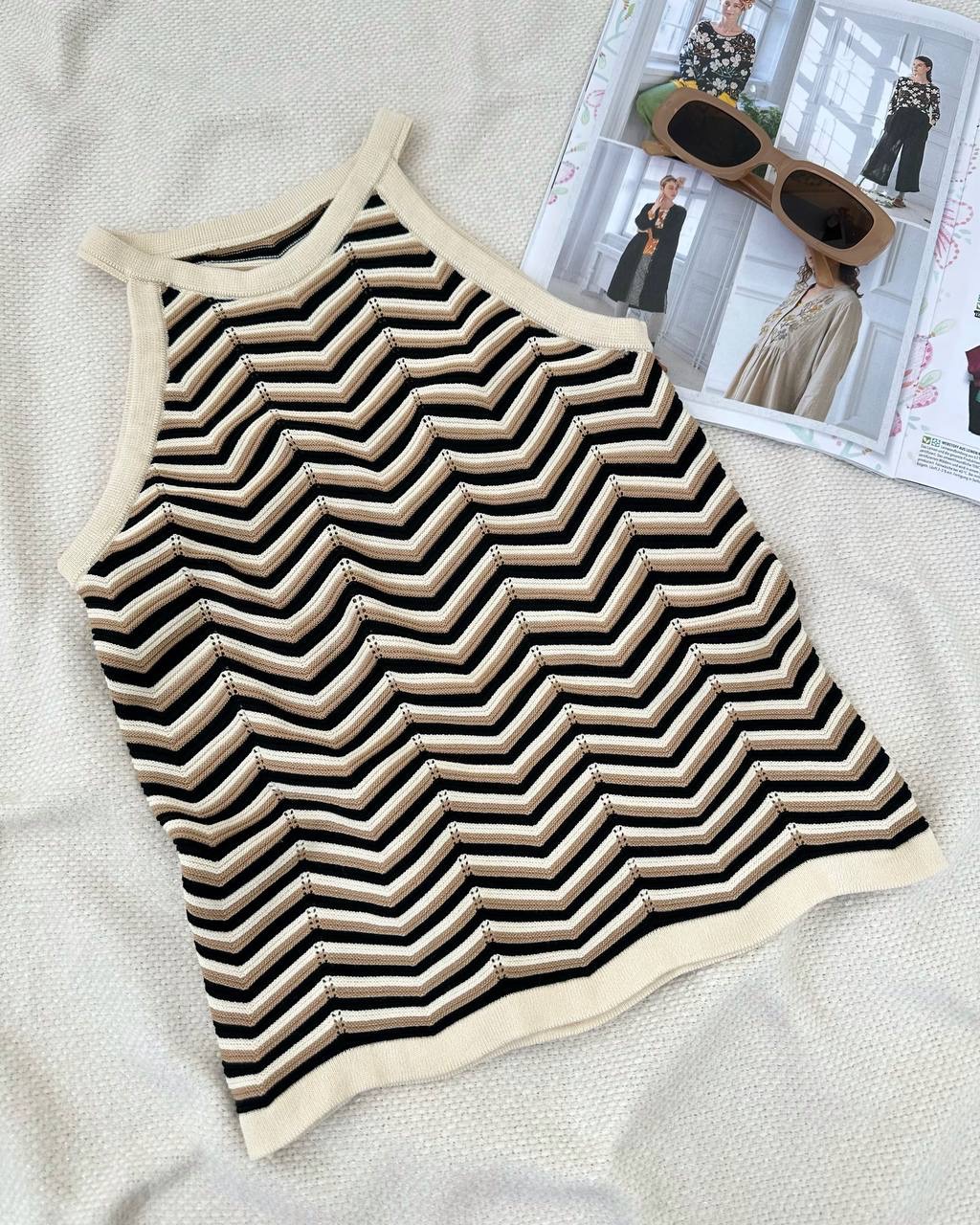 تاپ بافت زیگزاگی کد 5198