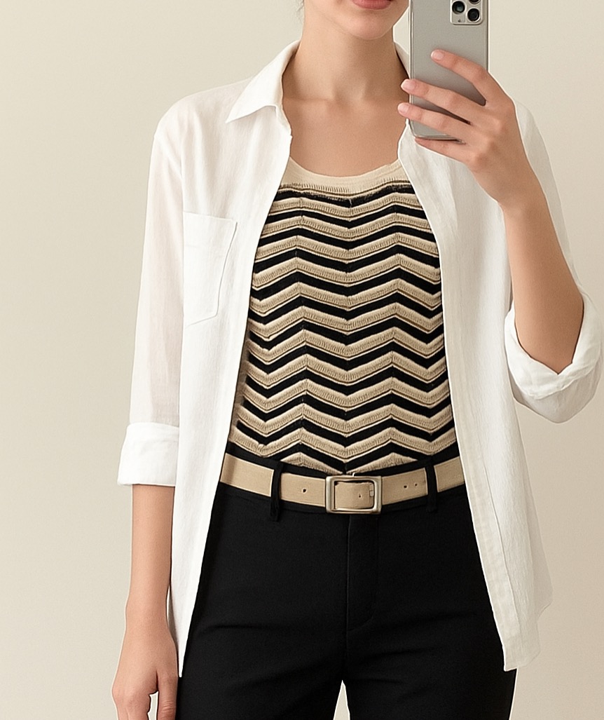 تاپ بافت زیگزاگی کد 5198