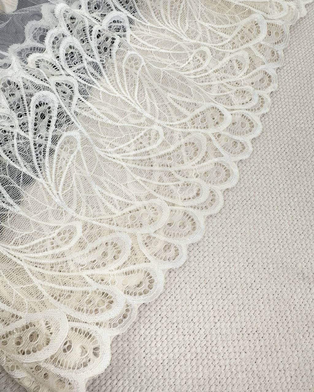 پیراهن بافت دامن توری مدل 3 کد 5200