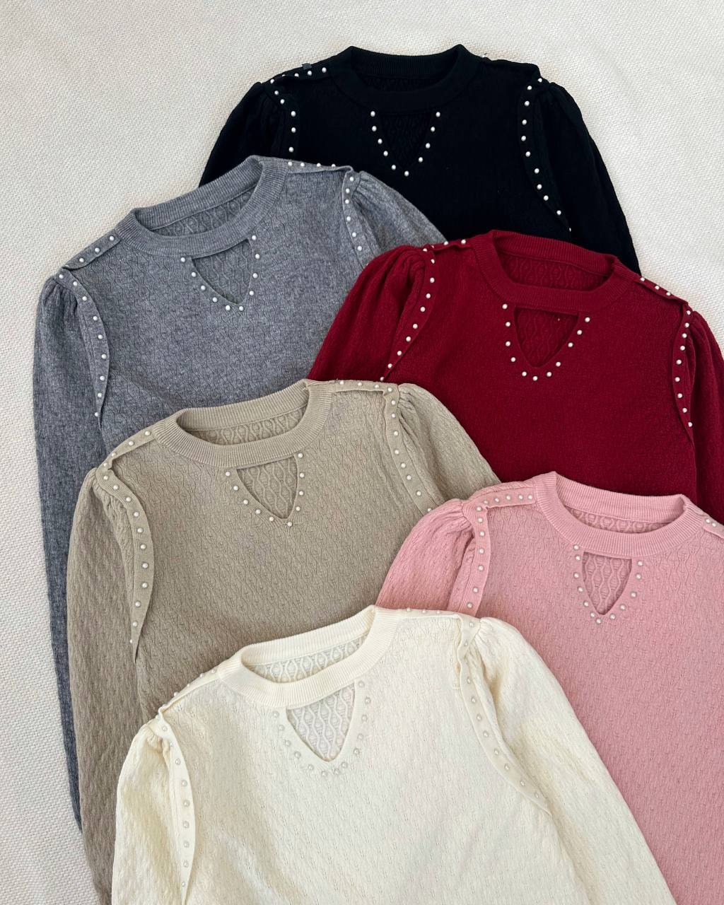 پلیور بافت گپ طرح برجسته مروارید کد 5203