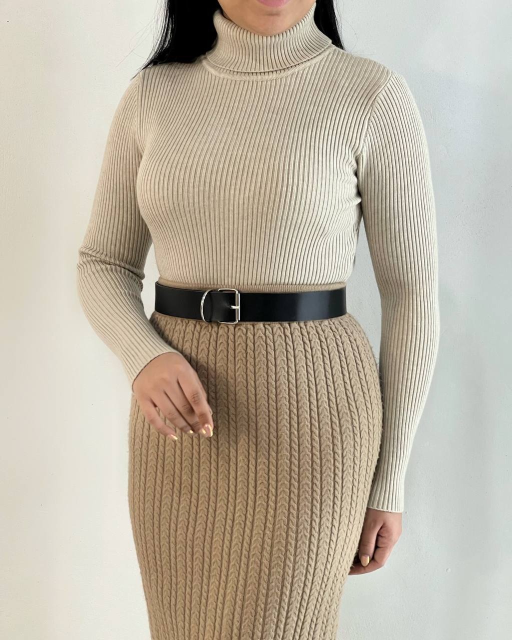 پلیور بافت یقه اسکی جذب کد 5210