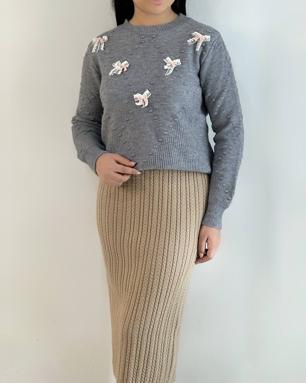 پلیور بافت پاپیون کد 5218