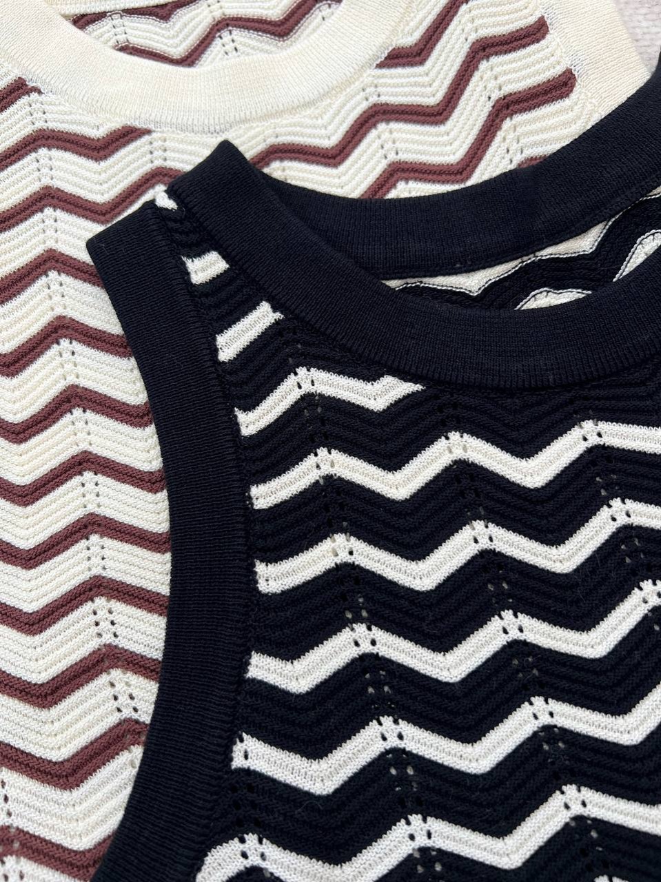 تاپ بافت زیگزاگی مدل 2 کد 5224