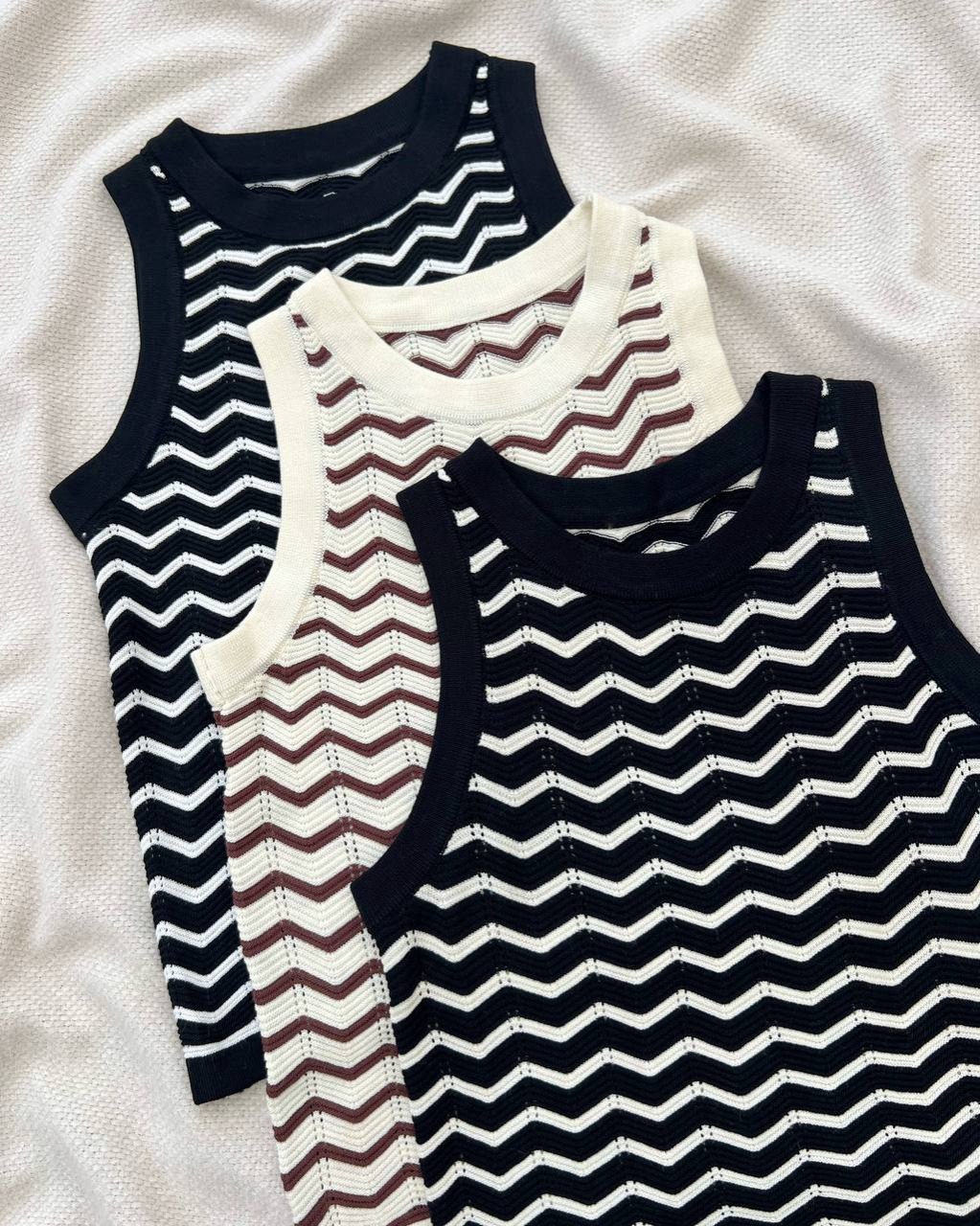 تاپ بافت زیگزاگی مدل 2 کد 5224