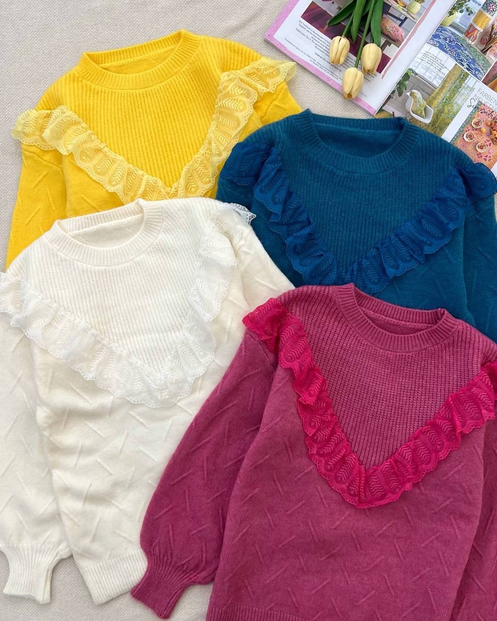 پلیور بافت تور دوزی کد 5231