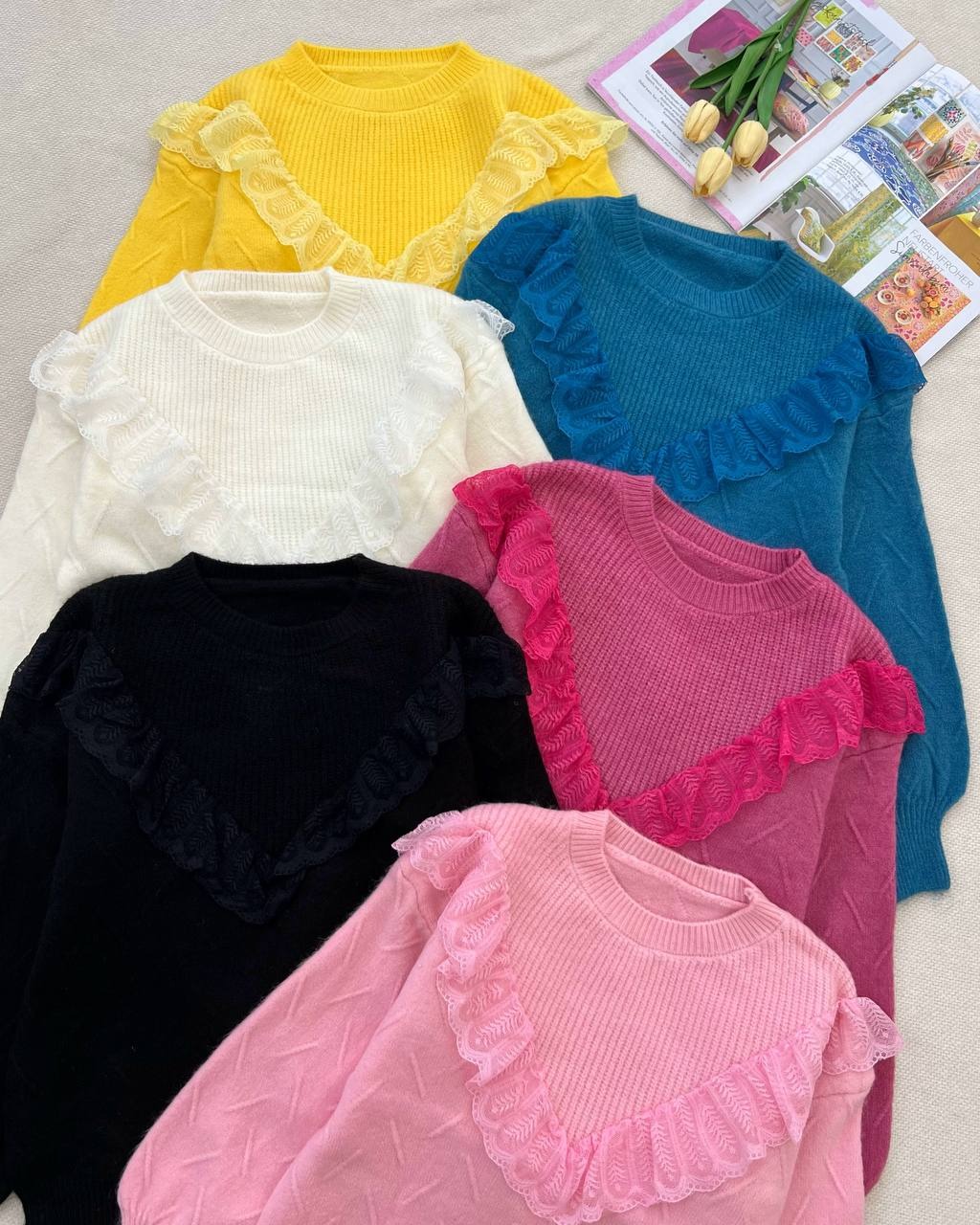 پلیور بافت تور دوزی کد 5231