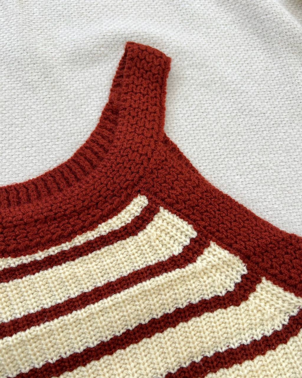 ست تاپ و رویی بافت کد 5232