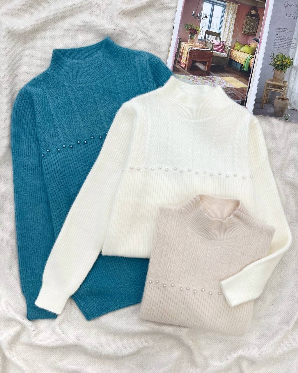 پلیور بافت موهر پنبه ای کد 5247