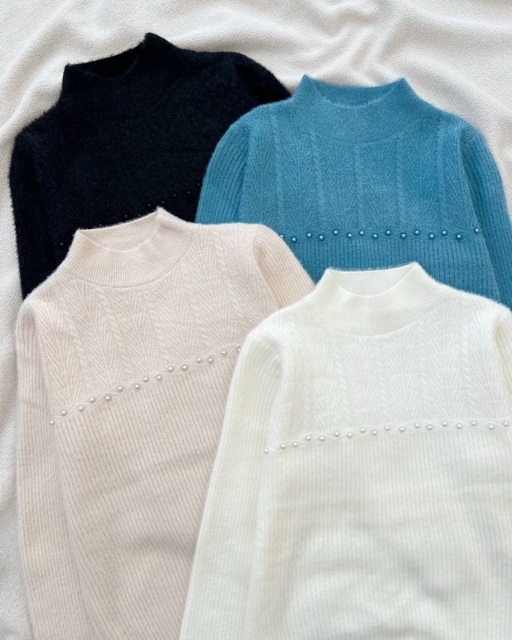 پلیور بافت موهر پنبه ای کد 5247