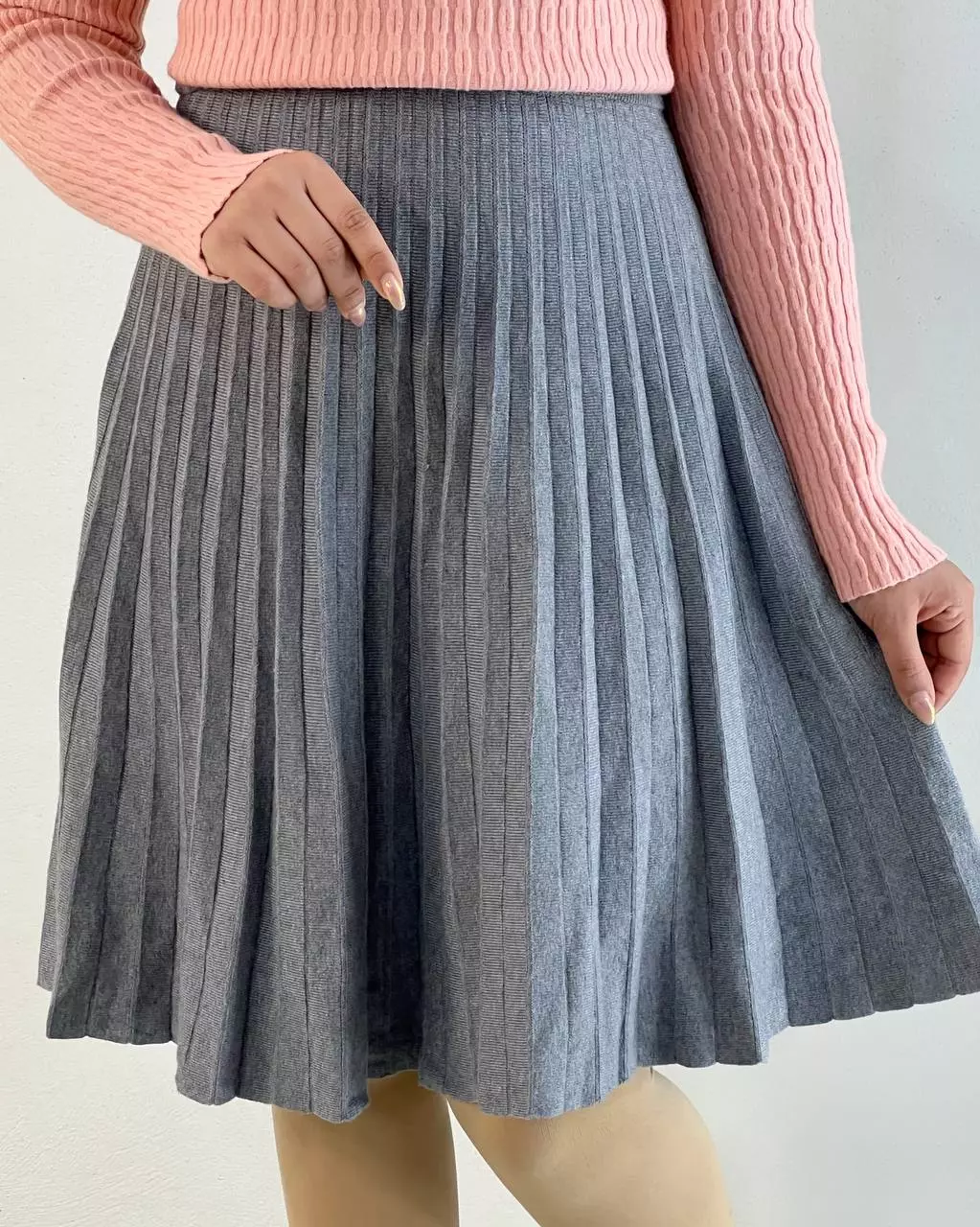 دامن بافت پلیسه کد 5277