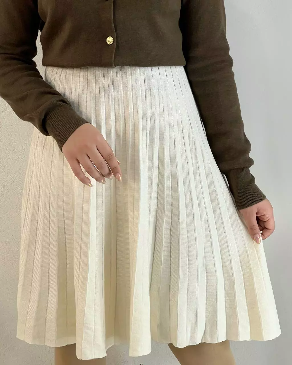 دامن بافت پلیسه کد 5277