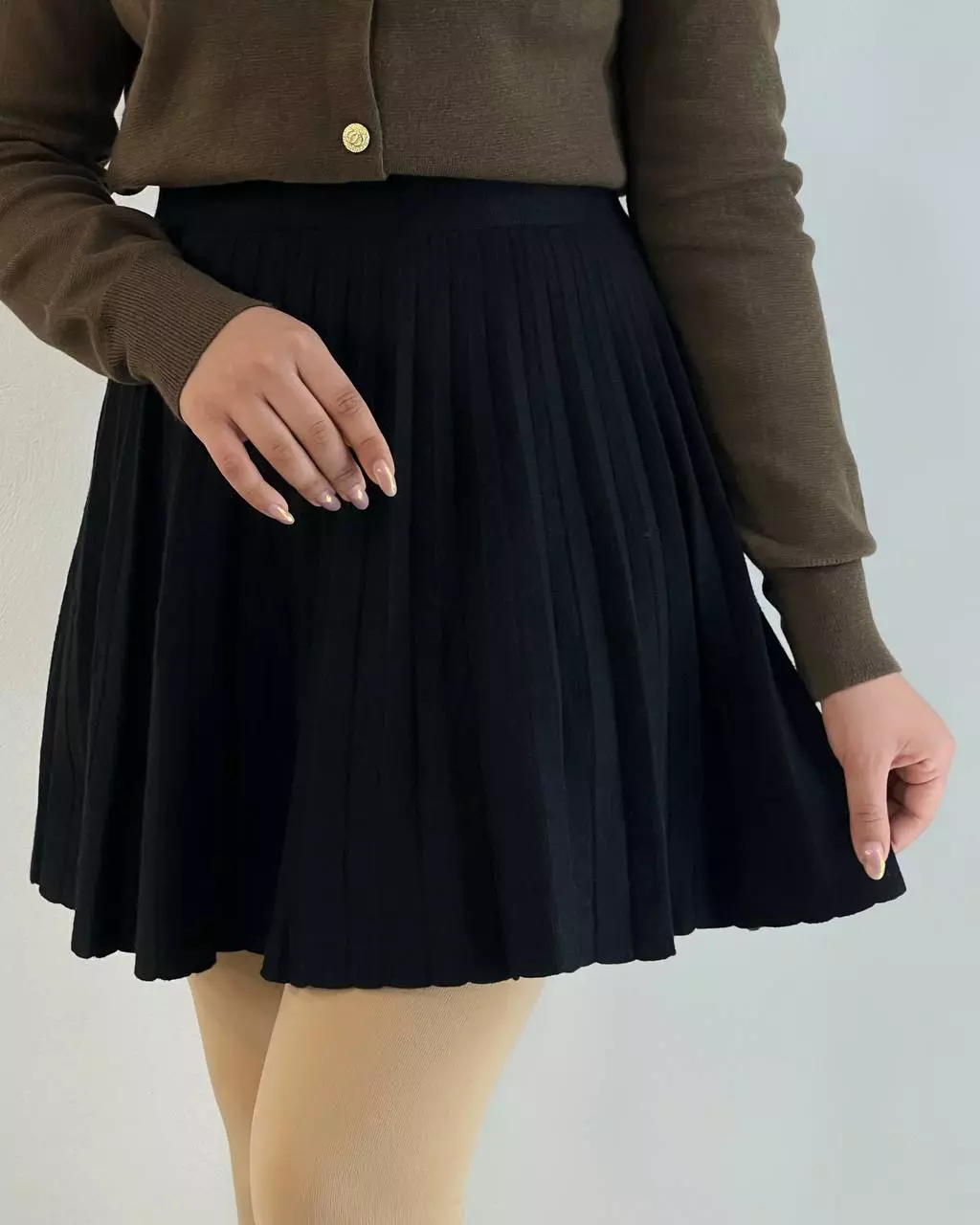 دامن کوتاه بافت مدل ۲ کد 5283