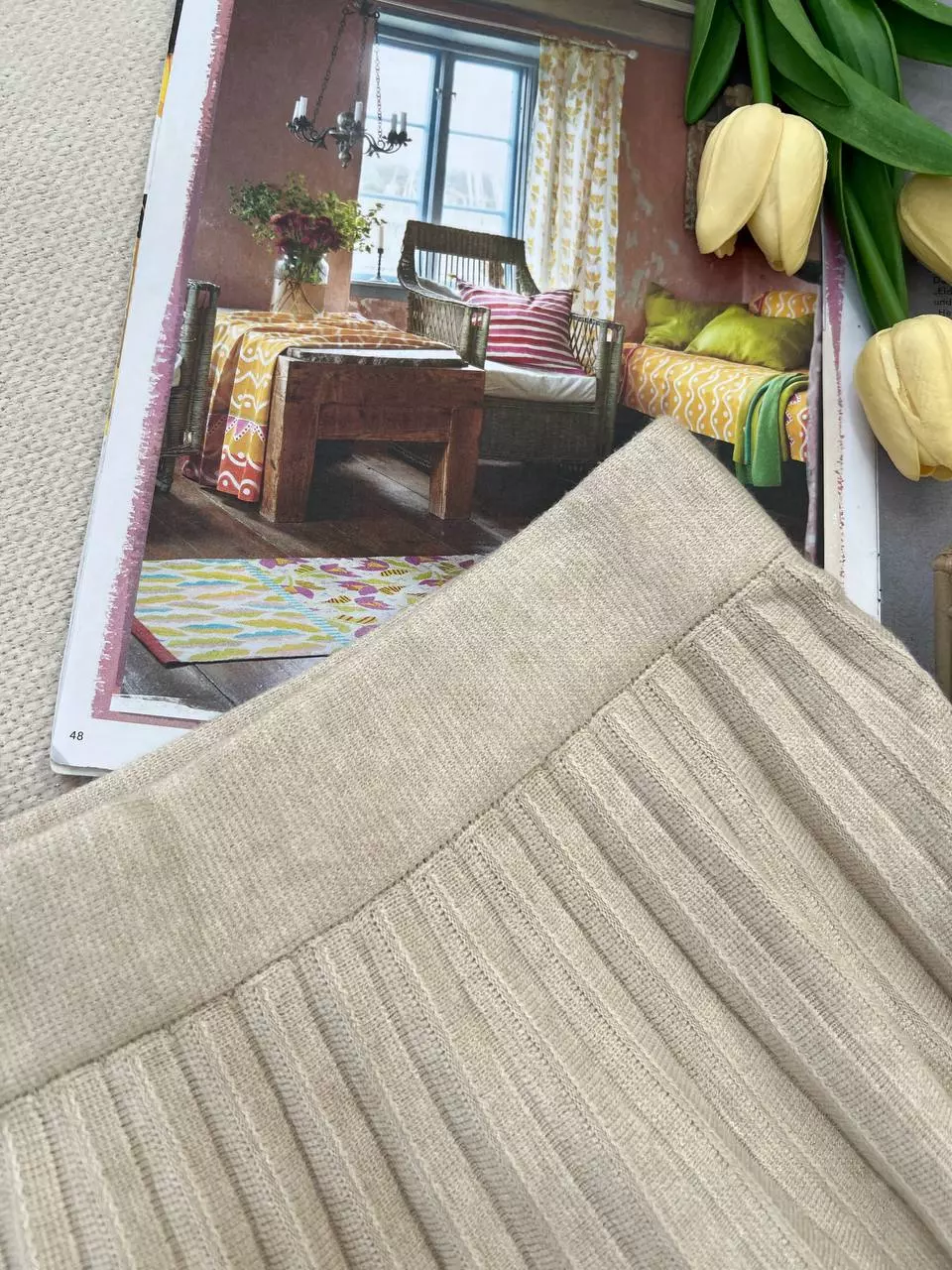 دامن کوتاه بافت مدل ۲ کد 5283