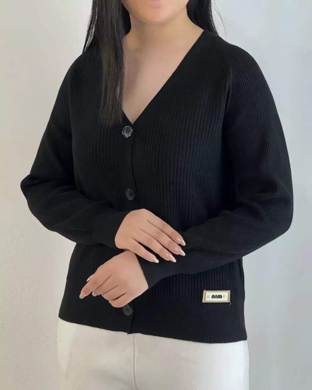 ژاکت بافت گپ ساده کد 5286