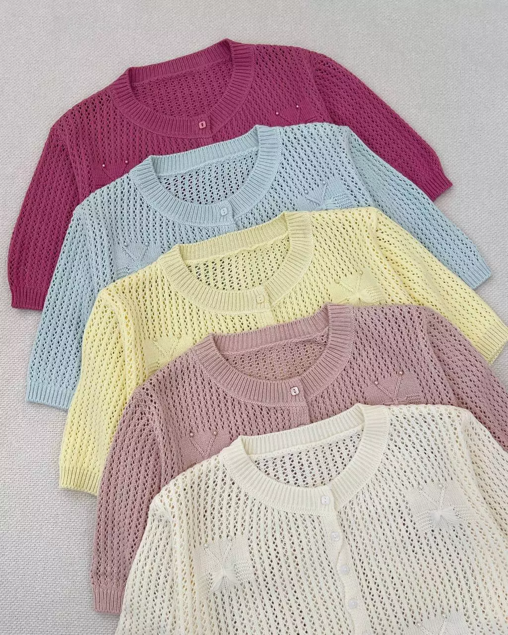 کاردیگن بافت قلاب بافی کد 5290