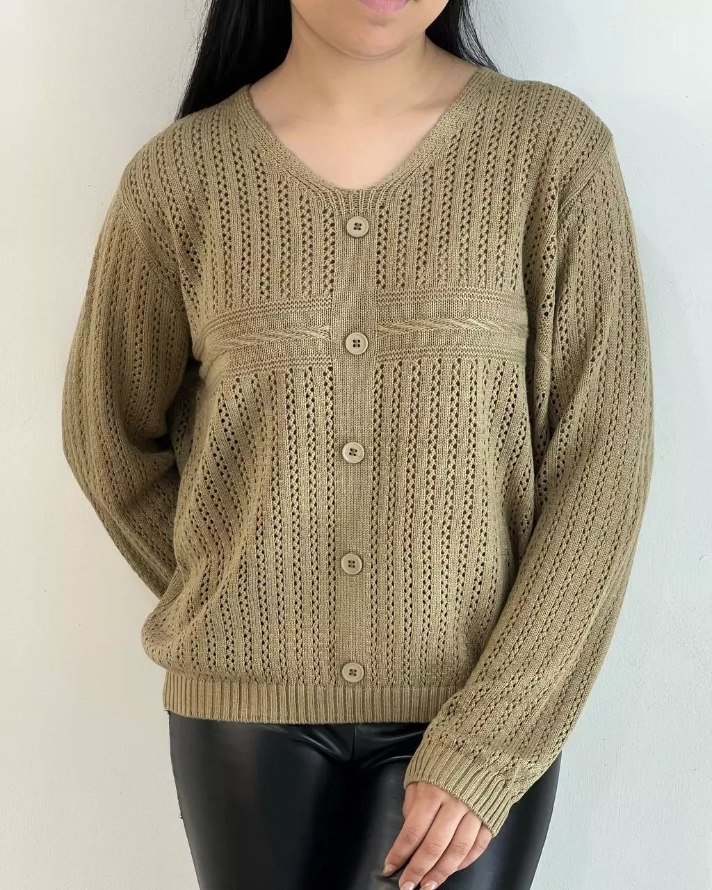 پلیور بافت قلاب بافی کد 5302