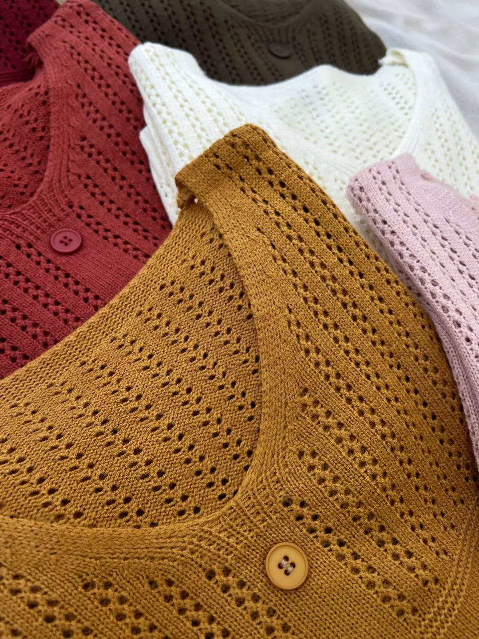 پلیور بافت قلاب بافی کد 5302