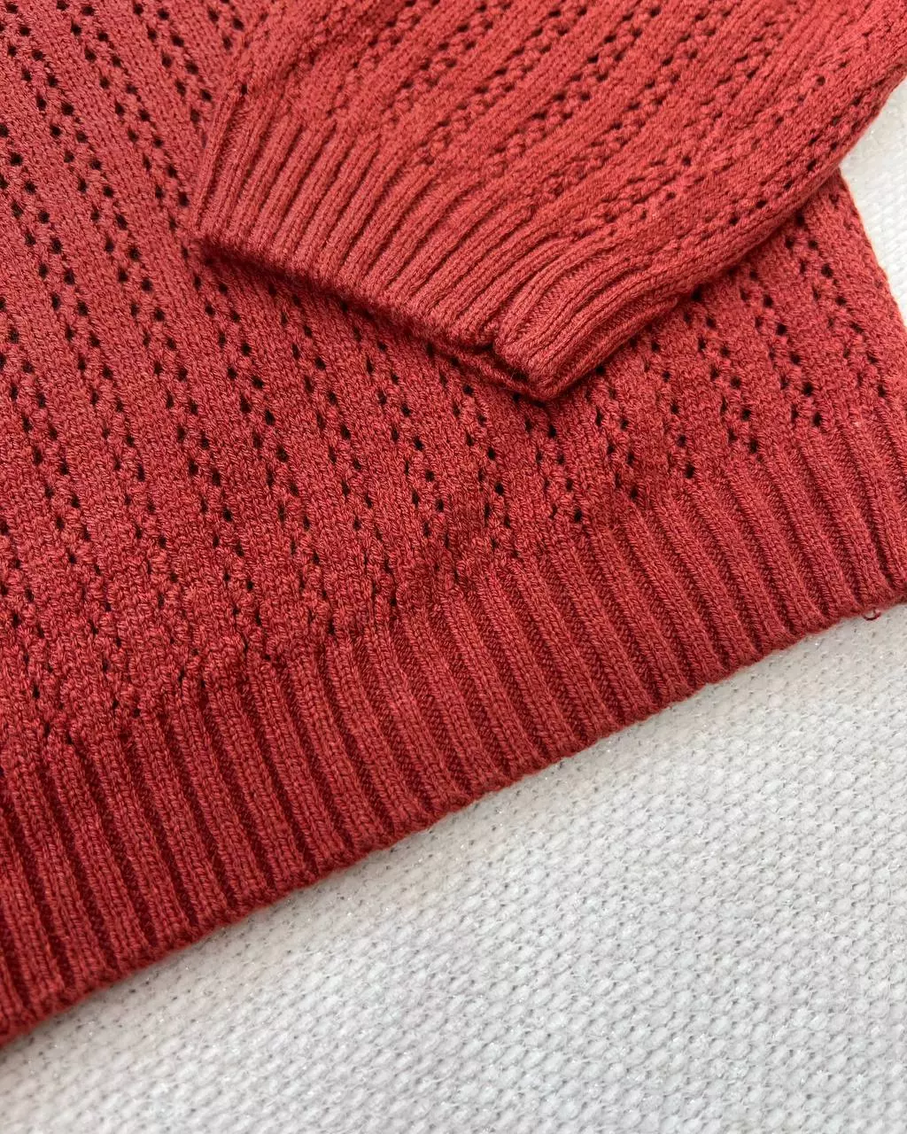 پلیور بافت قلاب بافی کد 5302