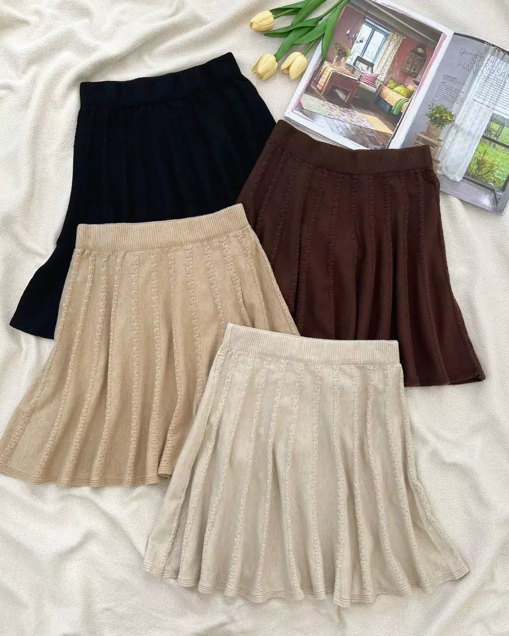 دامن بافت کوتاه کد 5304