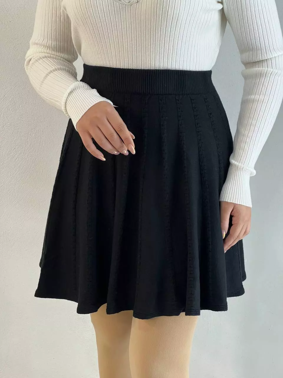 دامن بافت کوتاه کد 5304