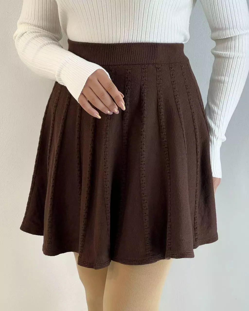 دامن بافت کوتاه کد 5304