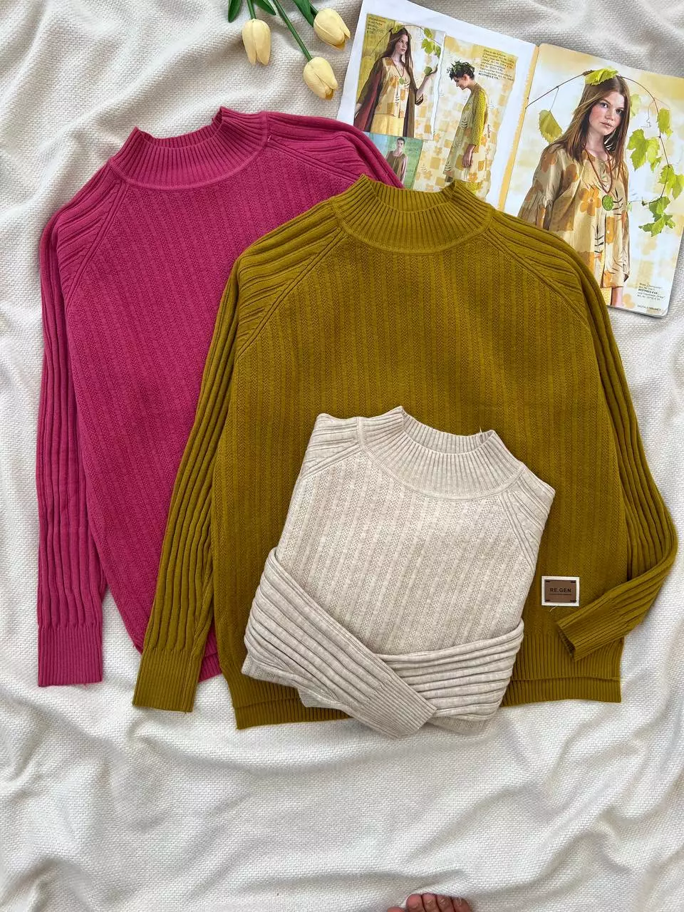 پلیور بافت ساده ۹ رنگ کد 5313