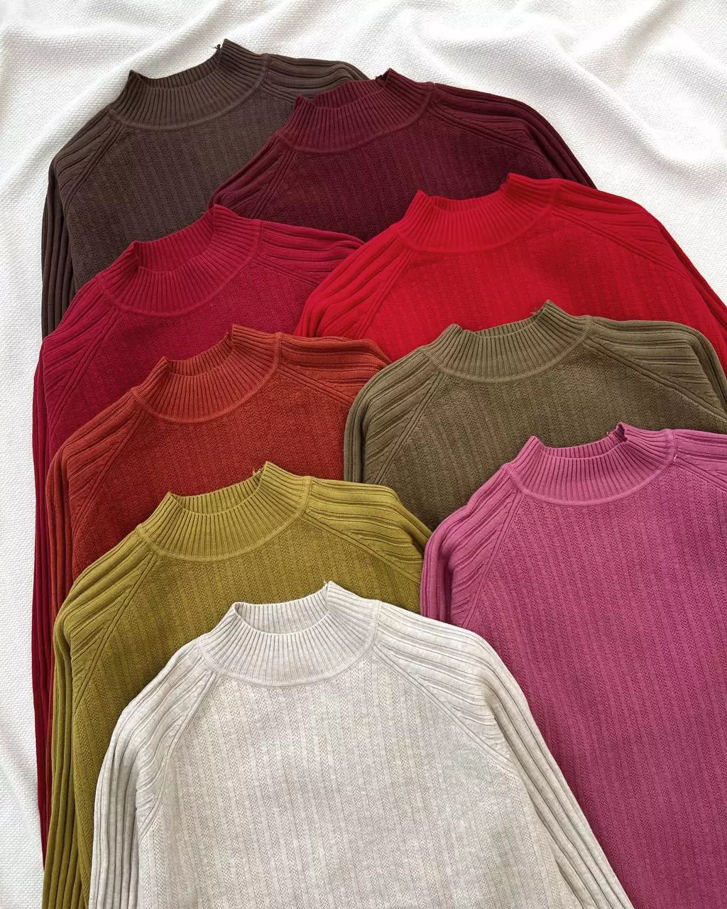 پلیور بافت ساده ۹ رنگ کد 5313