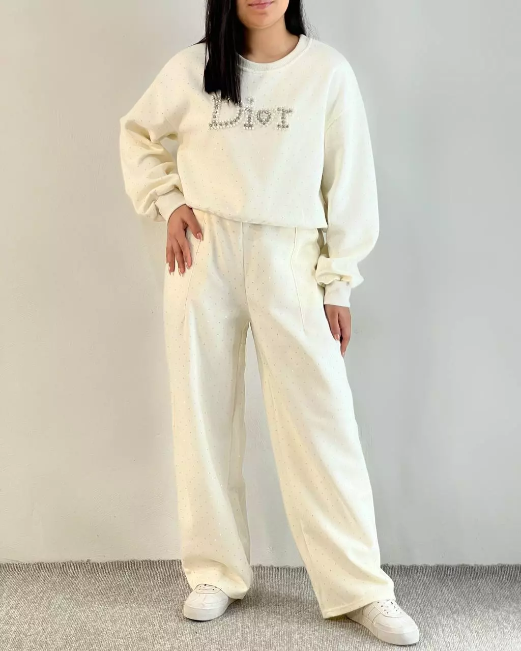 ست دورس و شلوار نگین کوب کد 5314