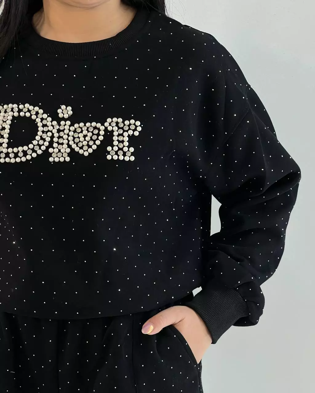 ست دورس و شلوار نگین کوب کد 5314