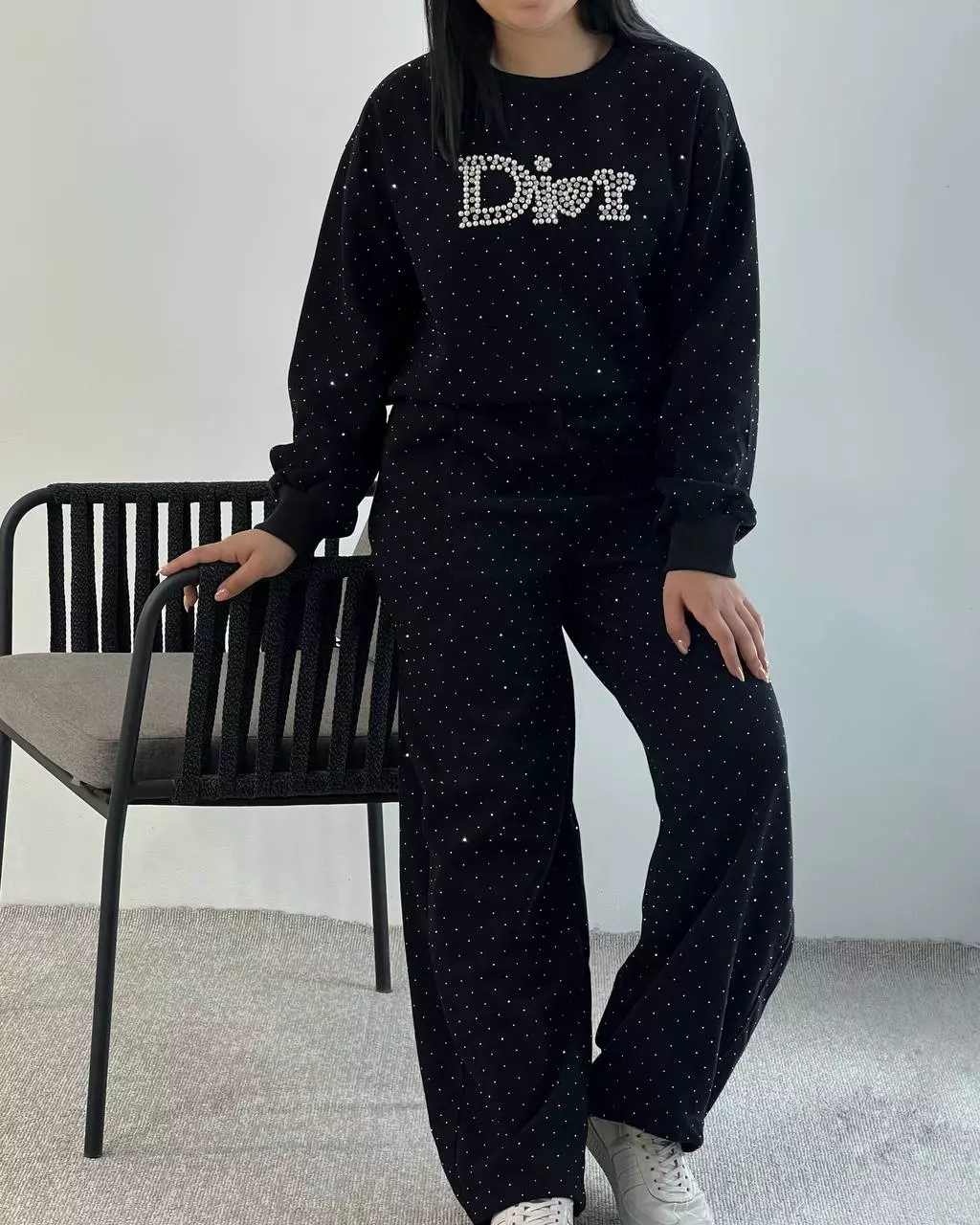 ست دورس و شلوار نگین کوب کد 5314