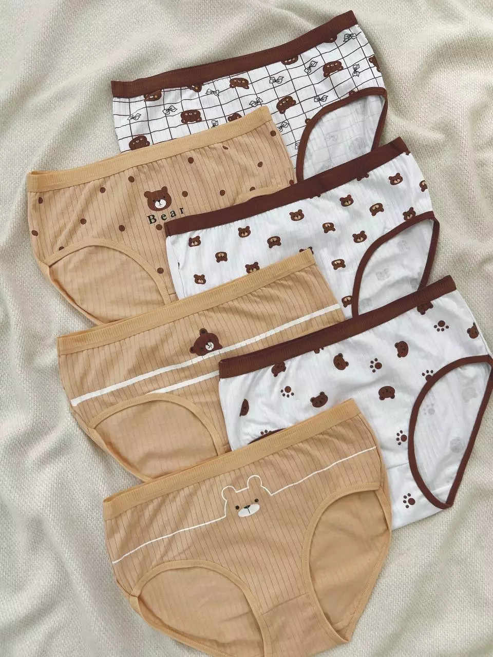 شورت نخی عروسکی طرح تدی کد 5317