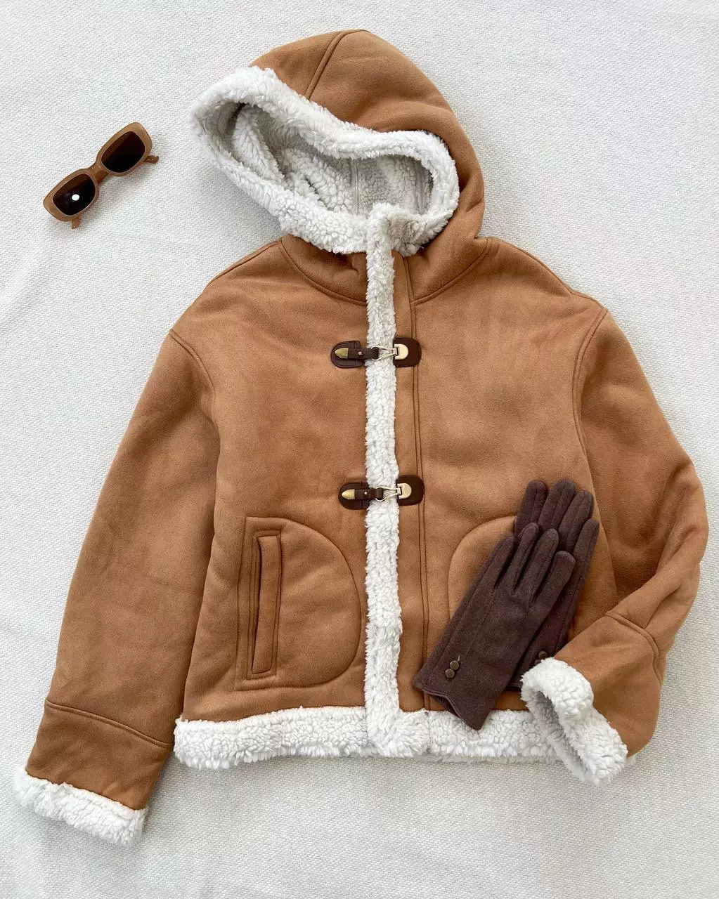 کاپشن جیر داخل تو خزدار کد 5338