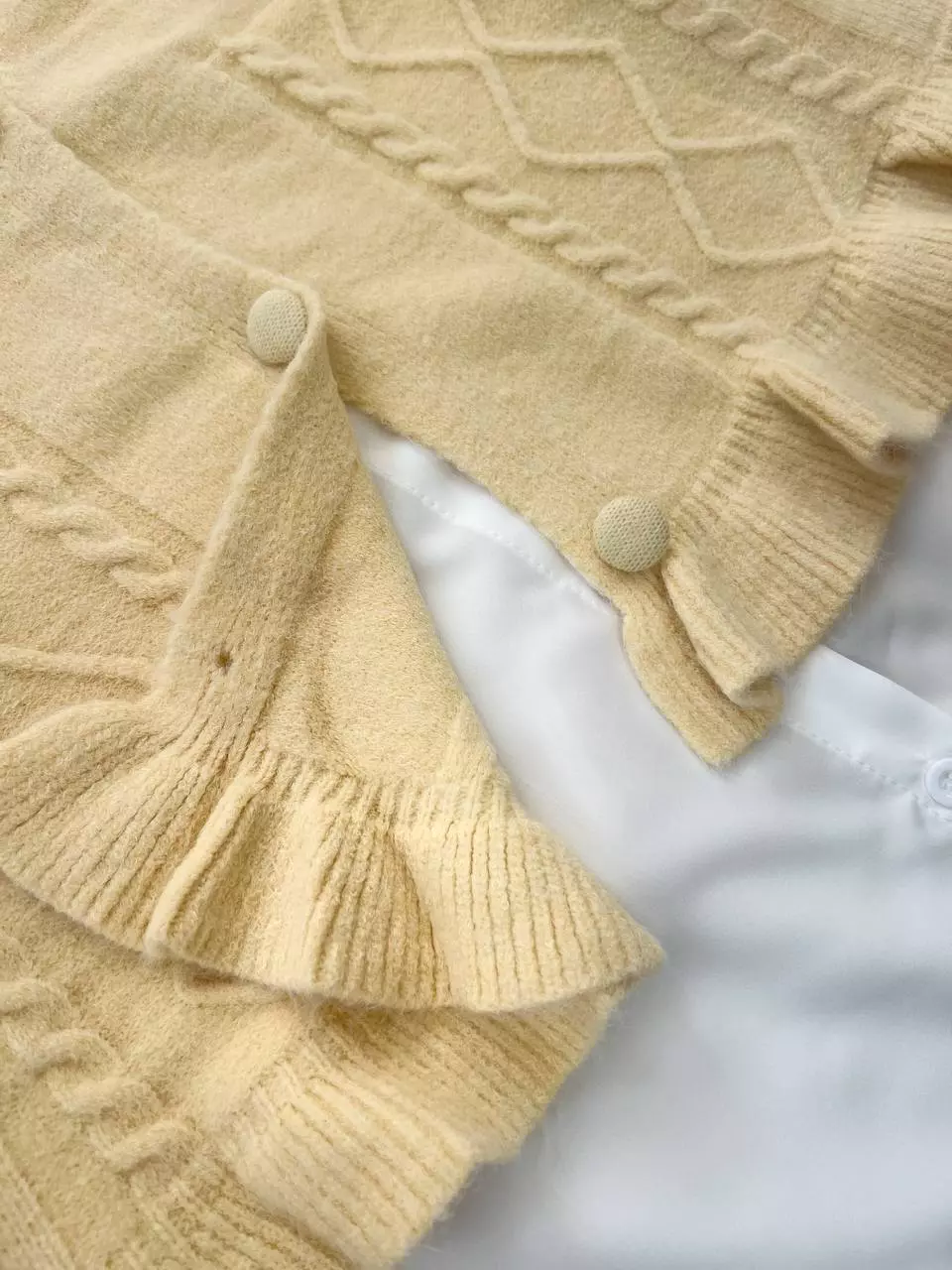 جلیقه بافت تک گل کد 5340