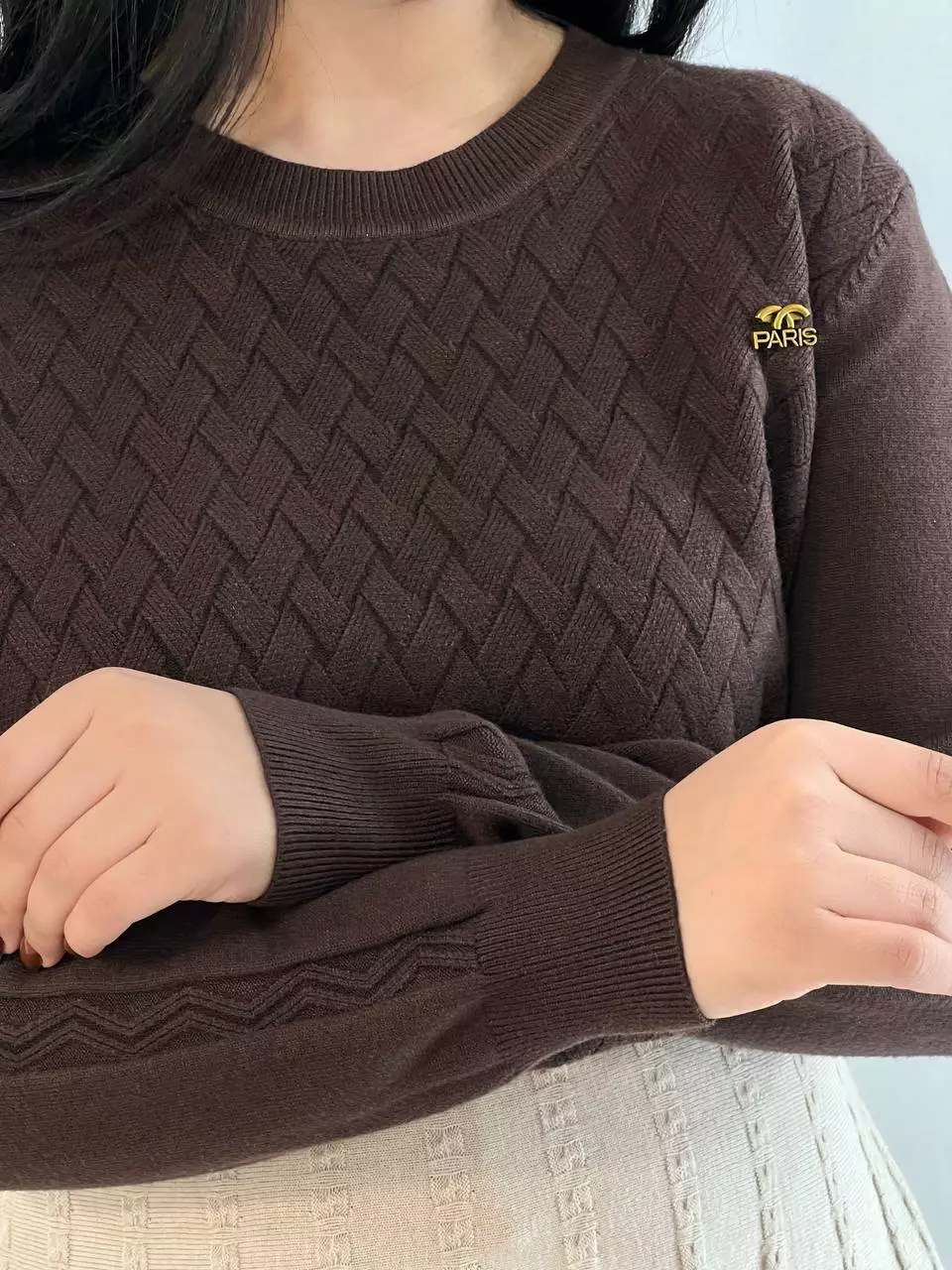 پلیور بافت گرم بالا کد 5347