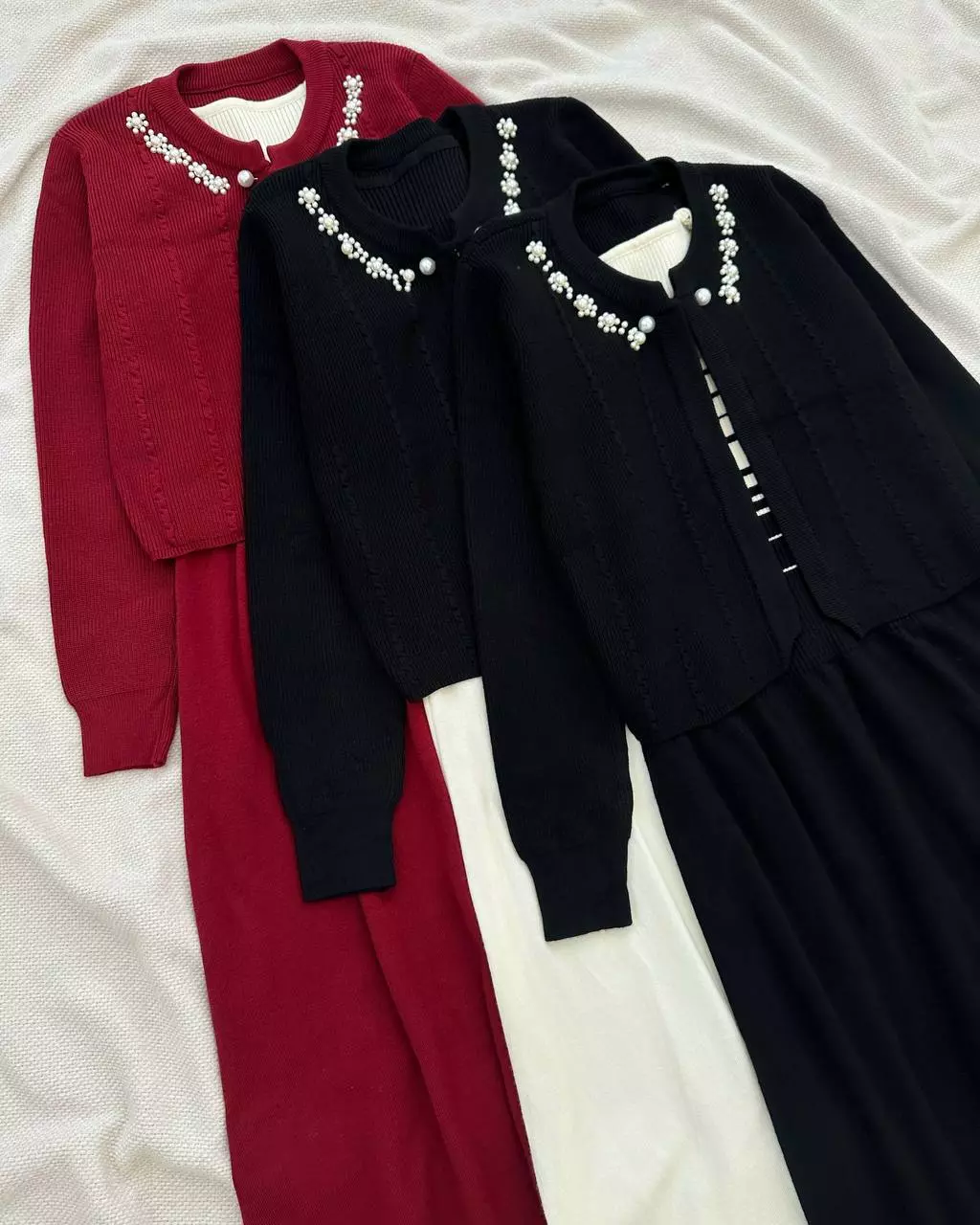 ست سارافون و کت بافت کد 5359