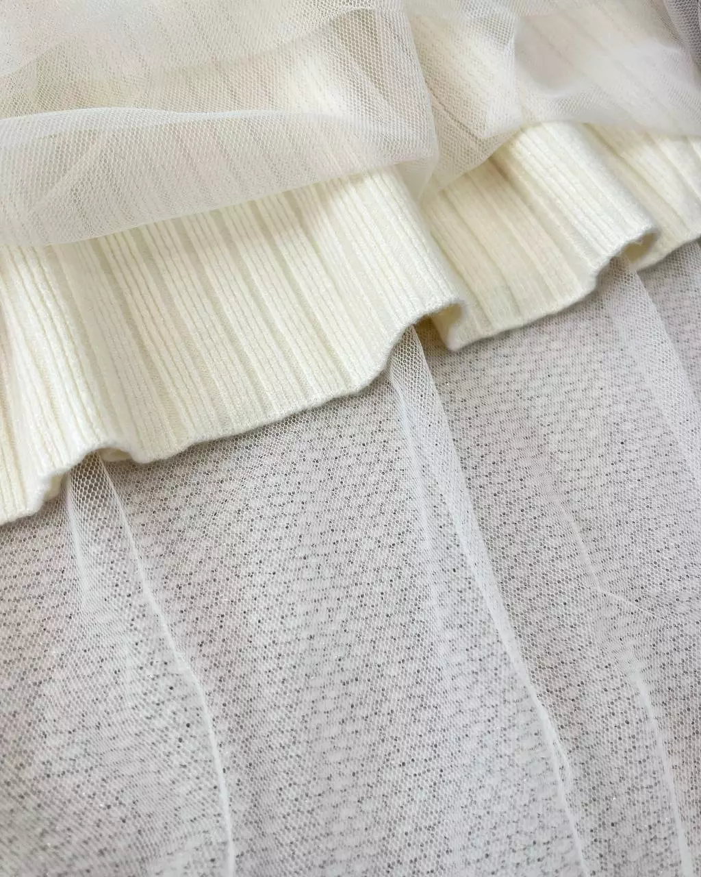 پیراهن بافت با رویی تور کد 5360