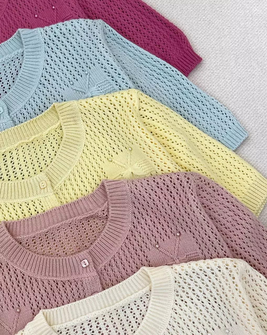 کاردیگن بافت قلاب بافی کد 5363